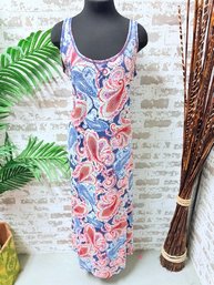 Chaps Classic Paisley Maxi Gown Size XL