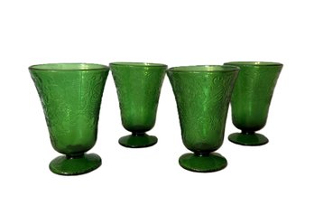 Emerald Green Glass Set