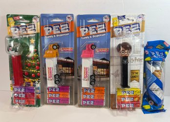 Lot Of 5 Brand New 2016 Pez Toys