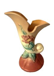 Hull Pottery Cornucopia Vase 6.5'