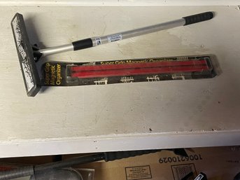 Magnetic Tool Organizer  & Magnetic Cleanup Tool