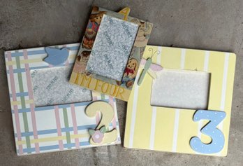 Ages 2,3 &4 Wooden Photo Frames - See All Photos