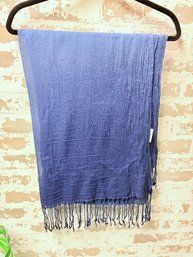 Blue Pacific 100% Organic Cotton Scrf Cool Blue Tones