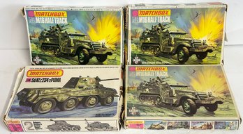 Lot Of 4 Matchbox Diorama Kits From The 1970s-80s