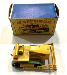 Vintage Matchbox 18 Lesney Caterpillar Bulldozer W/ Box
