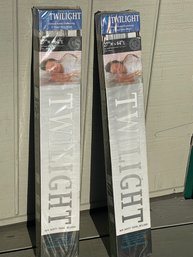 (A) Pair Of 27x64' Twilight Room Darkening Mini Blinds
