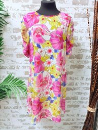 DKNY Sheer Floral Dress Size 6