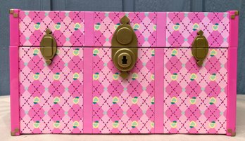 Pink 12' Locking Trunk Chest Case