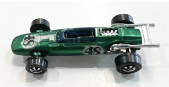 Vintage Hot Wheels Redline 1969 Indy Eagle Green #48