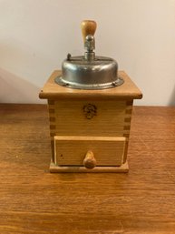 Vintage Wooden Coffee Grinder