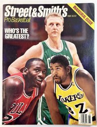 Street & Smiths 1988, Inaugural Issue, Michael Jordan, Larry Bird, Magic Johnson Magazine
