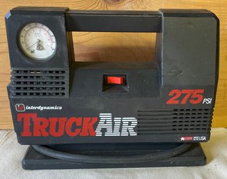 275 PSI Truck Air Portable Air Pump With Tire Pressure Gauge
