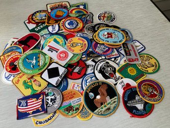 100 Various Vintage Novelty Collectible Patches