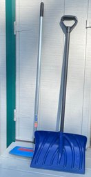 Snow Shovel And Snow Broom