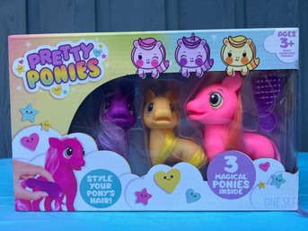 Set Of 3 Pretty Magical Ponies