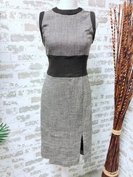 Marciano Black And Grey Color Block Sleeveless Dress Size 4