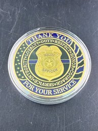 God Bless The Police Thank You Token