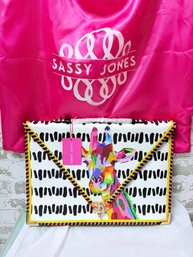 New Incredible Sassy Jones Giraffe Cluth / Laptop Attache