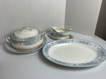 Antique Johnson Bros Ironstone Serving Pieces, Platters, Etc