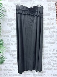 NWT Black Stretch Jersey Bando Tube Dress / Skirt By Max Studio L, Retail $78