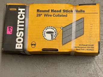 Valuable Full Box Of Bostich Stick Nails
