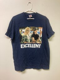 Bill & Ted Graphic T Shirt Blue New