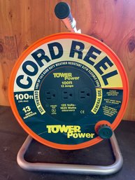 100-foot Cord Reel Tower Power
