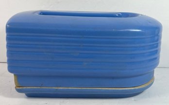 Vintage Hall USA China Blue Refrigerator Dish