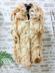 Rachel Zoe Quality Faux Fur Vest Size XS