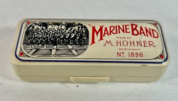 Germany Marine Band Harmonica W/ Original Case