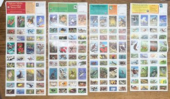 MINT National Wildlife Conservation Stamp Sheets 1981,82,83,87