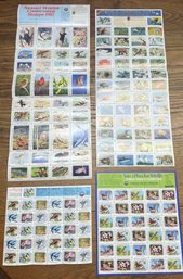 MINT 1980s Wildlife Stamp Sheets