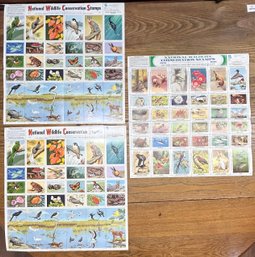 MINT 1973 & 1978 National Wildlife Conservation Stamp Sheets