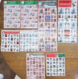 MINT 1980s Wildlife Christmas Stamp Sheets