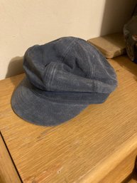 Fisherman Style Suede/leather Hat Cap New
