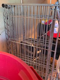 Chrome Metal Wire Shelving Unit For Utility Storage