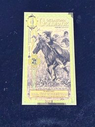 1 Oklahoma GoldBack 1/1000th Troy Ounce 24K Gold