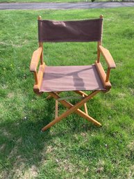 Mid Century Telescope Folding Director Chair