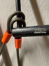 U Lock With Long Loop End Cable & 2 Keys