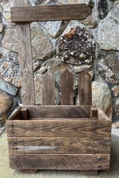 Wooden Porch Decorative Planter Box With Beach/Caribbean/Farmhouse Charm