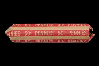 1958 Lincoln Wheat Cents - 49 Coins Total