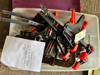 Clamp Assortment (garage Lot 9)