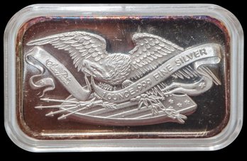 1 Ounce .999 Fine Silver Bar SilverTowne