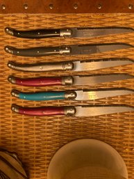 6 Laguiole , France Steak Knives