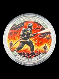 In The Line Of Fire Challenge Coin
