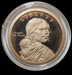2020-S Proof Elizabeth Petrovich Sacagawea Dollar