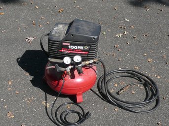 Craftsman 4-Gallon Pancake Air Compressor With A 150 PSI Maximum Rating And A 2 HP Motor