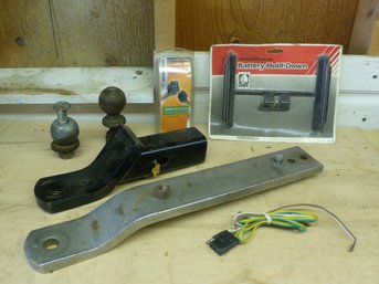 Collection Of Automotive, Towing, And Hardware Parts