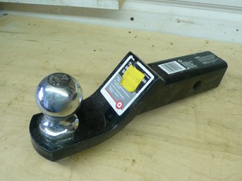 Standard Trailer Hitch Ball Mount With A Pre-Installed Chrome Hitch Ball