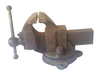 Antique Charles Parker Meriden CT No 203 Bench Vise